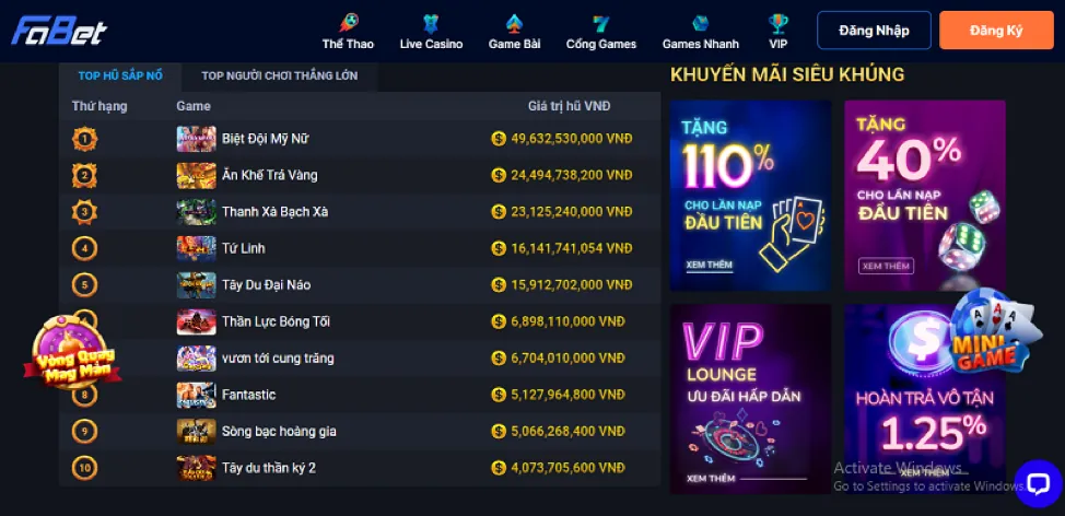 Chương trình VIP 88fc